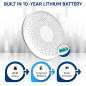 PRO-Sensor Wireless Interlinked Smoke Detectors: 10-Year Battery, Easy Install, Whole Home Protection PRO-Sensor Wireless Interlinked Smoke Detectors: 10-Year Battery, Easy Install, Whole Home Protection