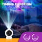 Galaxy Projector Alarm Clock: Starry Night Light, Sleep Sounds & Bluetooth Speaker - Perfect for Kids & Adults!