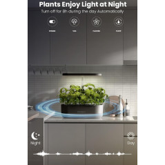 Inbloom 12 Pods Hydroponic Growing System  Easy Indoor Gardening Kit.