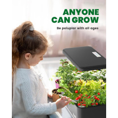 RAINPOINT Hydroponic System  13 Pods Indoor Garden with LED Light