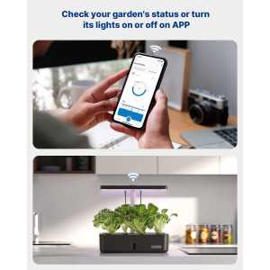 iDOO 12-Pod Hydroponic Garden: Grow Fresh Herbs & Veggies Indoors, Year-Round!