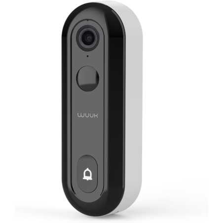 WUUK 2K Wireless Video Doorbell: No Subscription, Local Storage, & Alexa Ready!