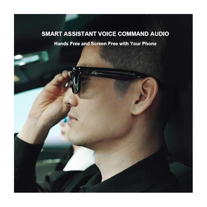 OhO Smart Sunglasses: Polarized Audio Glasses with Voice Control & Open Ear Speakers - Perfect for Outdoors!