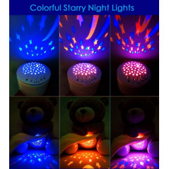 Baby Sleep Soother with Cry Sensor - 15 Lullabies and Night Light