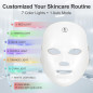SUERBEATY Red Light Therapy Mask: 7 Colors, Cordless, 90 LED - Radiant Skin at Home!