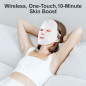 SUERBEATY Red Light Therapy Mask: 7 Colors, Cordless, 90 LED - Radiant Skin at Home!