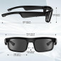 GAXABI Bluetooth Sunglasses: Polarized, Voice Control, and 8-Hour Battery! GAXABI Bluetooth Sunglasses: Polarized, Voice Control, and 8-Hour Battery!