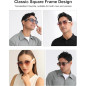 Smart Sunglasses: Polarized, Bluetooth 5.4, Open-Ear Audio & Voice Assistant - UV Protection for Active Lifestyles