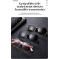 Smart Sunglasses: Polarized, Bluetooth 5.4, Open-Ear Audio & Voice Assistant - UV Protection for Active Lifestyles