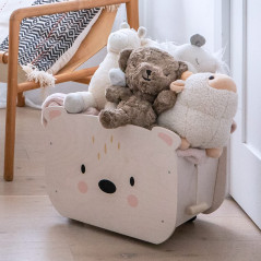 SNOObear: Cry-Activated Baby Soother with White Noise & Travel Strap - Dr. Karp Design