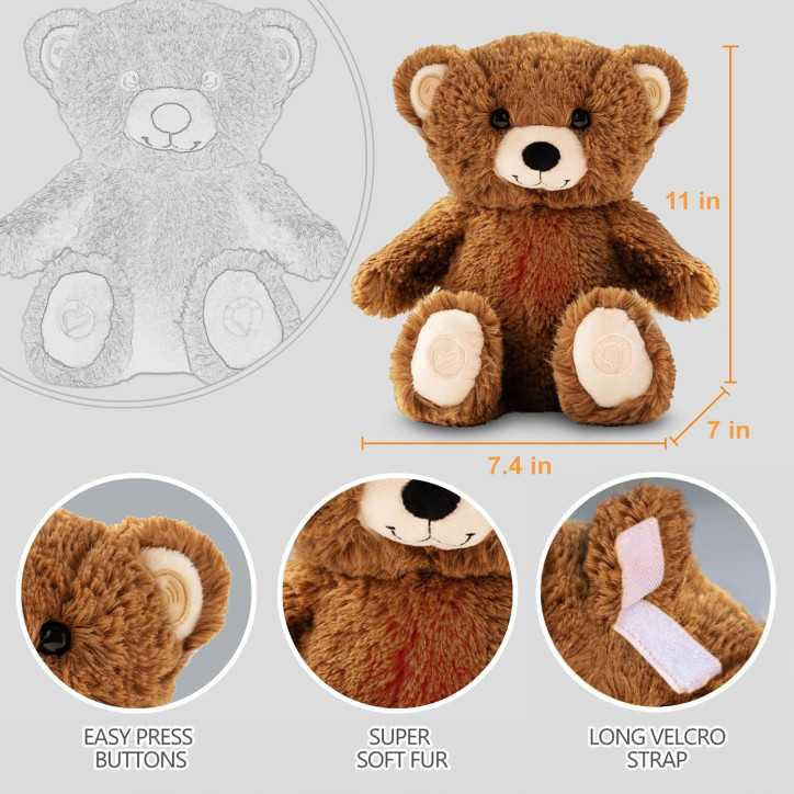 Gemma Joy Cry-Activated Baby Soother: Lullabies, Heartbeat & Night Light for Peaceful Sleep Gemma Joy Cry-Activated Baby Soother: Lullabies, Heartbeat & Night Light for Peaceful Sleep