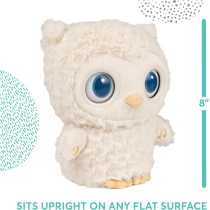 GUND Sleepy Eyes Owl Soother - Calming Plush & Nightlight for Kids