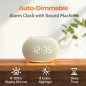 Reacher Sleep Sound Machine Alarm Clock: Auto-Dimming, White Noise, USB Charge, Night Light Reacher Sleep Sound Machine Alarm Clock: Auto-Dimming, White Noise, USB Charge, Night Light