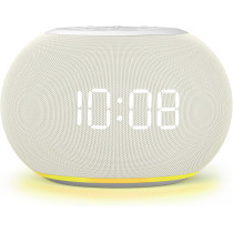 Reacher Auto-Dimmable Alarm Clock with USB & White Noise Machine
