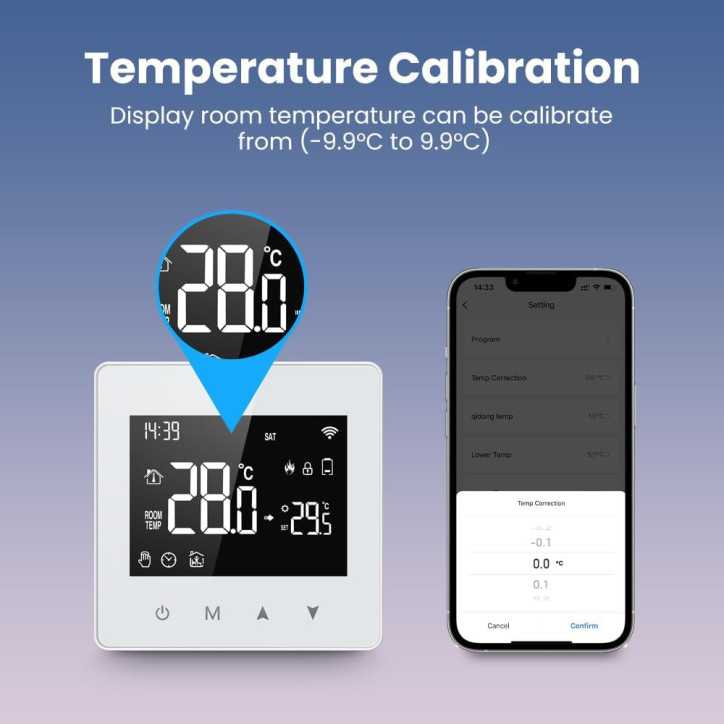 EagerMinds Smart Thermostat: Voice & Remote Control, Save Energy!