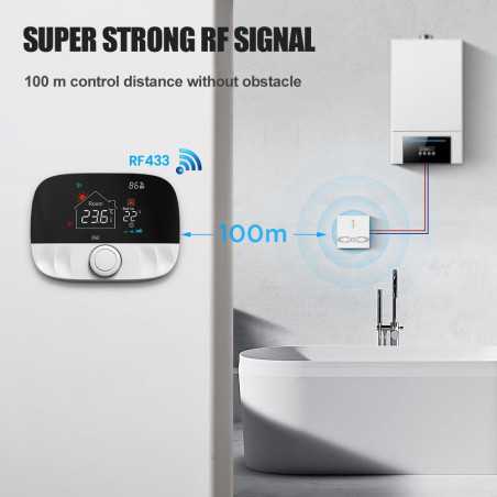 Tuya Smart WiFi Thermostat: Save Energy & Control from Anywhere with Alexa & Google