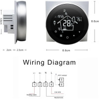 Smart WiFi Thermostat for Electric Floor Heating: Alexa & Tuya Compatible - Save Energy & Stay Cozy!
