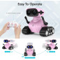 Robot Fille ALLCELE : Jouet RC Rose avec LED, Musique & Télécommande - Cadeau Idéal! Robot Fille ALLCELE : Jouet RC Rose avec LED, Musique & Télécommande - Cadeau Idéal!