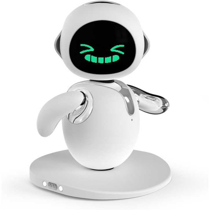 Eilik Silver: Interactive Robot Buddy - Mini-Games, Emotions & Endless Fun! Perfect Desk Companion Eilik Silver: Interactive Robot Buddy - Mini-Games, Emotions & Endless Fun! Perfect Desk Companion