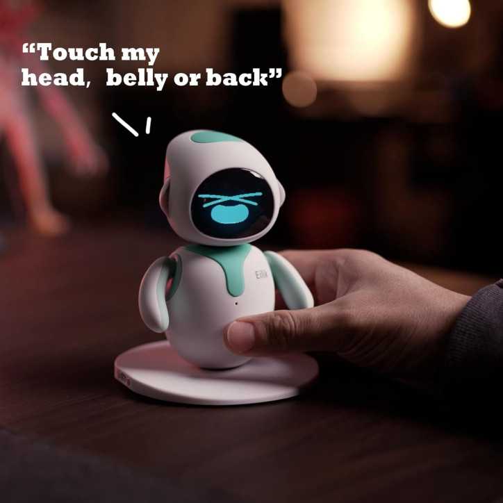 Eilik Interactive Robot Pets: Blue & Pink - Emotions, Games, Perfect Gift! Eilik Interactive Robot Pets: Blue & Pink - Emotions, Games, Perfect Gift!