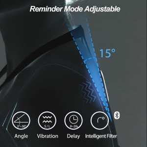 hipee P1 Smart Posture Corrector: Real-Time Feedback, Strapless & App-Controlled for Natural Posture Improvement