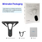 hipee P1 Smart Posture Corrector: Real-Time Feedback, Strapless & App-Controlled for Natural Posture Improvement