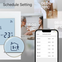 Beok Smart WiFi Thermostat: Voice Control, Programmable for Gas Boilers - Easy Install!