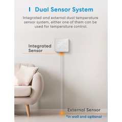 Meross Smart WiFi Thermostat: Voice & App Control for Electric Floor Heating