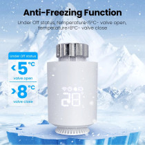 Smart Radiator Thermostat: WiFi Control, Voice Command (Alexa, Google, Siri), Save Energy!
