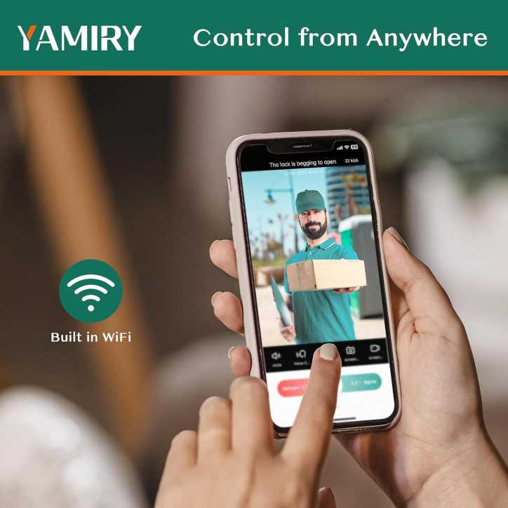 Yamiry 2-in-1 Smart Lock Doorbell: Keyless Entry, Video Security, & Easy Install! Yamiry 2-in-1 Smart Lock Doorbell: Keyless Entry, Video Security, & Easy Install!