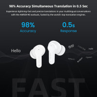 M3 AI Translator Earbuds: 144 Languages, Offline Translation, Crystal-Clear Sound!