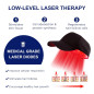 Laser Hair Growth Cap: Red Light Therapy for Thicker, Fuller Hair. Easy & Portable!