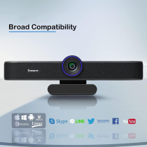 Webcam Tenveo 1080P 60FPS : Vidéo et Audio  pour Réunions et Streaming