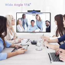 Webcam Tenveo 1080P 60FPS : Vidéo et Audio  pour Réunions et Streaming
