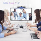 Tenveo Webcam 1080P 60FPS: Vidéo Claire, Audio Pro, Idéale Réunions & Streaming