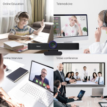 Webcam Tenveo 1080P 60FPS : Vidéo et Audio  pour Réunions et Streaming
