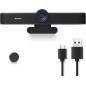 Tenveo Webcam 1080P 60FPS: Vidéo Claire, Audio Pro, Idéale Réunions & Streaming
