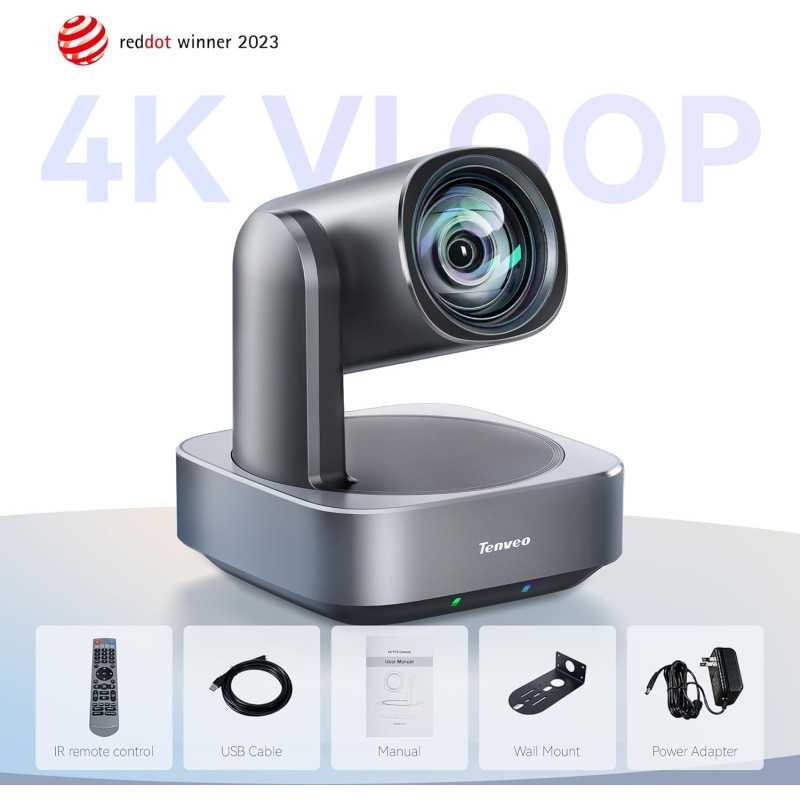Caméra Tenveo VL12U 4K PTZ : Zoom 12X et Grand Angle