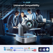 Caméra Tenveo VL12U 4K PTZ : Zoom 12X et Grand Angle