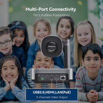 Caméra Tenveo VHD3UPro 1080P PTZ : Zoom 3X et Grand Angle