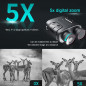 EliteZ Night Vision Binoculars: See in the Dark with 1080p Clarity & 5x Zoom!