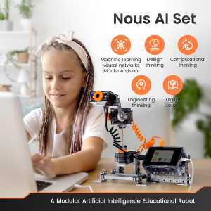 STEM Coding Robot Kit for Kids 12+: Build and Program Your Own AI Robot