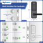 Serrure Intelligente 7-en-1 Nyboer: Empreinte, Code, Appli – Sécurité Ultime pour Votre Porte! Serrure Intelligente 7-en-1 Nyboer: Empreinte, Code, Appli – Sécurité Ultime pour Votre Porte!