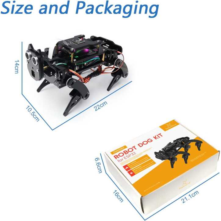 Freenove Smart Robot Dog Kit: Code, Build & Play! STEM Learning with Camera & App Control