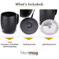 Nextmug: Self-Heating Coffee Mug - Keeps Your Drink Perfectly Hot for Hours! (14oz) Nextmug: Self-Heating Coffee Mug - Keeps Your Drink Perfectly Hot for Hours! (14oz)