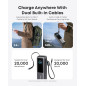 Anker Power Bank: 25000mAh, 100W Fast Charge, Built-in Cables - Power Up Anywhere! Anker Power Bank: 25000mAh, 100W Fast Charge, Built-in Cables - Power Up Anywhere!
