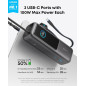Anker Power Bank: 25000mAh, 100W Fast Charge, Built-in Cables - Power Up Anywhere! Anker Power Bank: 25000mAh, 100W Fast Charge, Built-in Cables - Power Up Anywhere!