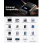 INIU 100W Compact Power Bank: 25000mAh, Super Fast Charging for iPhone, MacBook, Samsung - Airline Approved!