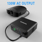 Krisdonia 130W Portable Power Bank: 40000mAh, AC Outlet, 100W USB-C - Power Your Life! Krisdonia 130W Portable Power Bank: 40000mAh, AC Outlet, 100W USB-C - Power Your Life!
