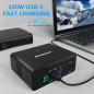 Krisdonia 130W Portable Power Bank: 40000mAh, AC Outlet, 100W USB-C - Power Your Life! Krisdonia 130W Portable Power Bank: 40000mAh, AC Outlet, 100W USB-C - Power Your Life!